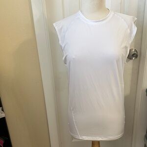 DSG White Muscle Tee for Women